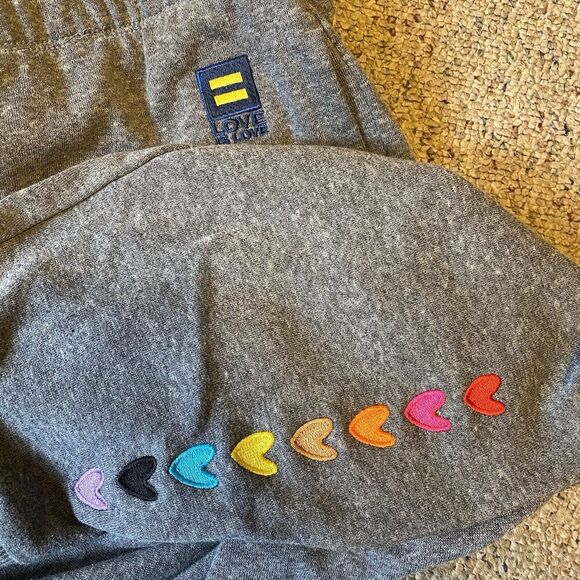 District Perfect Tri Fleece Women XXL Joggers Sweatpants Athletic Work PullOn - Picture 7 of 12